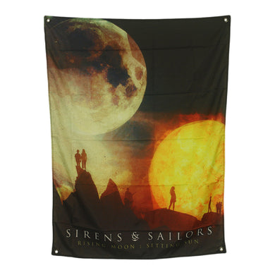 Rising Moon: Setting Sun Flag 3'x4'