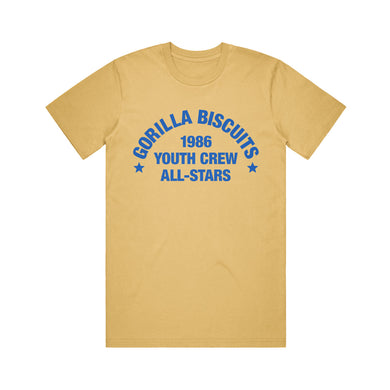 Youth Crew All-Stars Mustard T-Shirt
